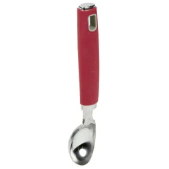 Cuillère à glace inox avec manche en polypropylène rouge < Gifi Best