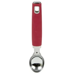 Cuillère à glace inox avec manche en polypropylène rouge < Gifi Best