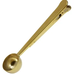 Cuillère pince sachet en inox doré < Gifi Hot