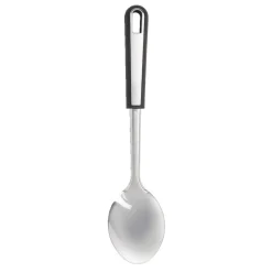 Cuillère à servir en inox avec manche en plastique noir L.33,5cm < Gifi Sale