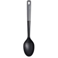 Cuillère à servir en plastique noir et gris L.33,5cm
