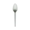 Cuillère à soupe plastique blanc x12