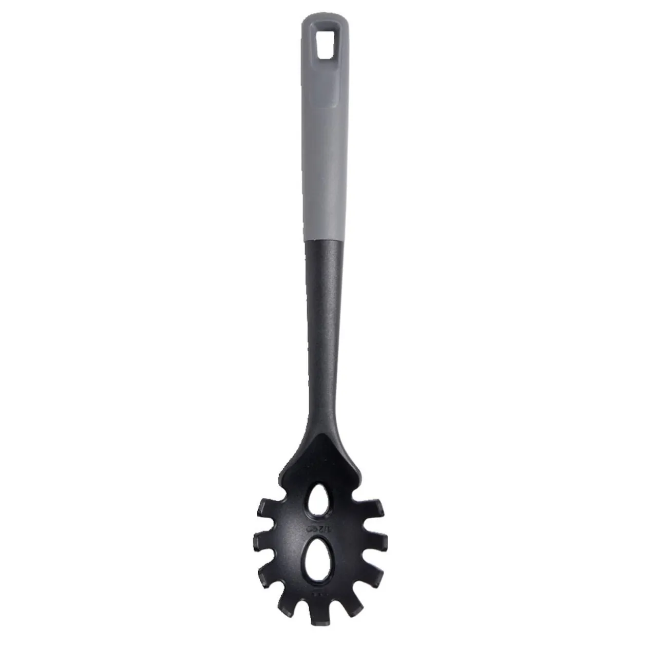 Cuillère à spaghetti en plastique noir et gris L.34,5cm