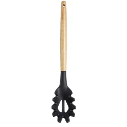 Cuillère à spaghetti en silicone avec manche en bois L.31cm < Gifi Outlet
