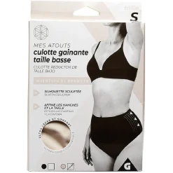 Culotte gainante taille basse femme