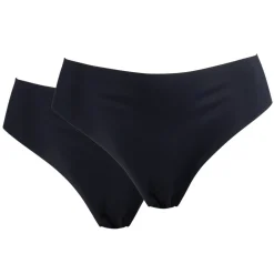 Culotte sans couture x2 nylon et élasthanne noir S/M/L/XL < Gifi Hot