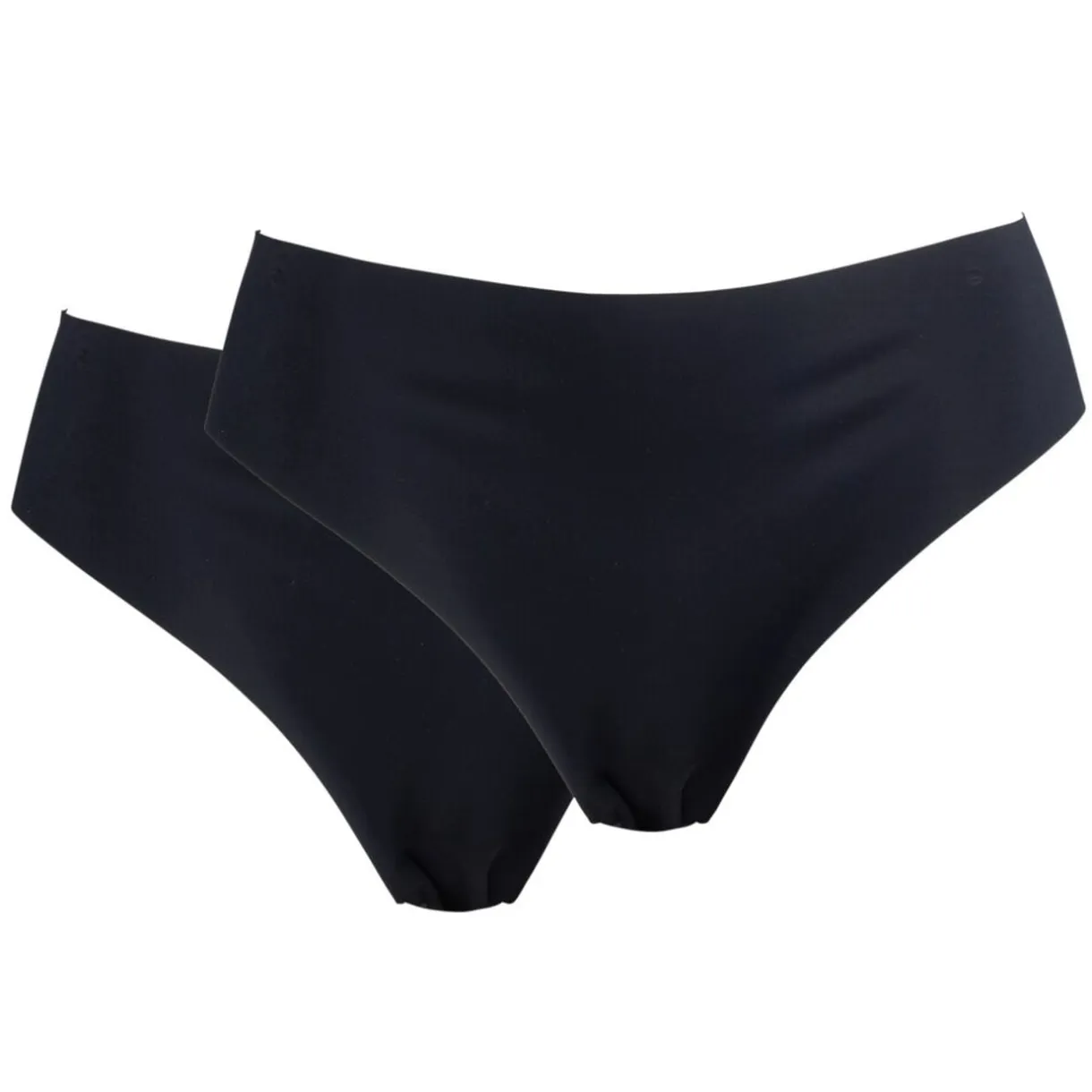 Culotte sans couture x2 nylon et élasthanne noir S/M/L/XL < Gifi Hot