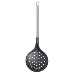 Écumoire en plastique avec manche en inox L.35cm