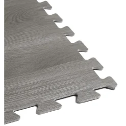 Dalle de protection piscine et spa x9 mousse parquet 50x50cm