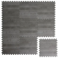 Dalle de protection piscine et spa x9 mousse parquet 50x50cm