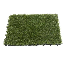 Dalle gazon artificiel clipsable carré vert