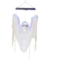 Dame blanche animée lumière et son décoration Halloween < Gifi New