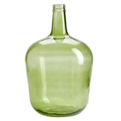 Dame jeanne en verre vert Ø25xH40cm