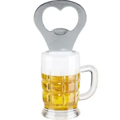 Décapsuleur figurine aimantée design bière H10cm (3 modèles)
