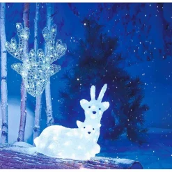 Déco de Noël renne 2D extérieur 35 LED < Gifi New