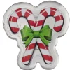 Déco fenêtre sticker gel lumineux sucre d'orge Noël