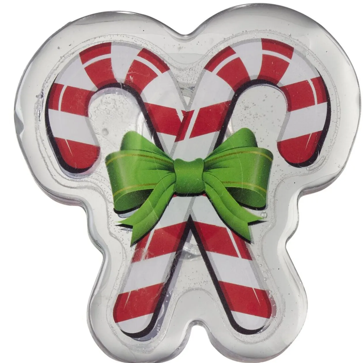 Déco fenêtre sticker gel lumineux sucre d'orge Noël
