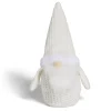 Déco à poser gnome blanc H25cm