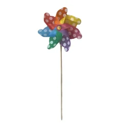 Décoration de jardin à planter moulin à vent bois et plastique 42xH110cm < Gifi Hot