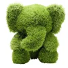Décoration de jardin à poser gazon vert eléphant 40x35xH50cm