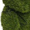 Décoration de jardin à poser gazon vert lapin 47x35xH54cm