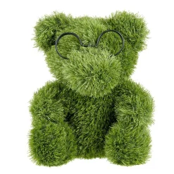 Décoration de jardin à poser gazon vert ourson 28x25xH35cm < Gifi Hot