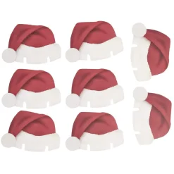 Décoration de Noël bonnet pour verre x8 < Gifi Discount