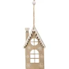 Décoration de Noël chalet en bois à suspendre H.11,5 cm < Gifi Best