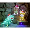 Décoration de Noël lumineuse renne assis avec guirlande 50LED 27x16xH33cm