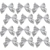 Décoration de Noël mini noeuds brillant 12 pièces 5,5x6cm (3 modèles) < Gifi Online