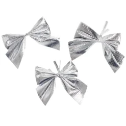 Décoration de Noël mini noeuds brillant 12 pièces 5,5x6cm (3 modèles) < Gifi Online