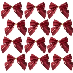 Décoration de Noël mini noeuds brillant 12 pièces 5,5x6cm (3 modèles) < Gifi Online