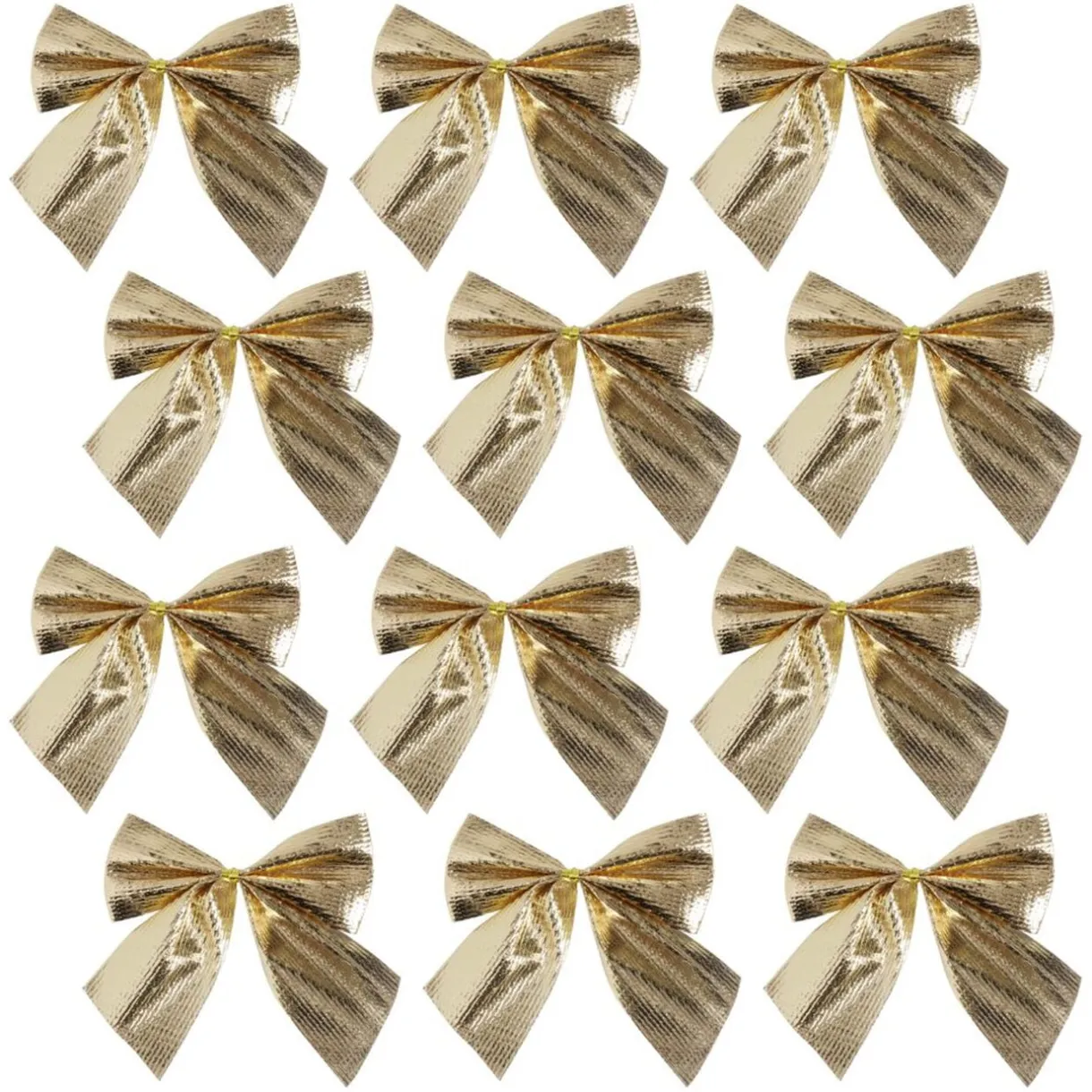Décoration de Noël mini noeuds brillant 12 pièces 5,5x6cm (3 modèles) < Gifi Online