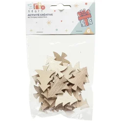 Décoration de Noël à peindre en bois sapin renne ou flocon < Gifi Hot
