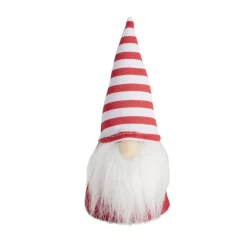 Décoration de Noël à poser gnome Ø6xH15cm (3 modèles)