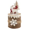 Décoration de Noël rondin à poser (2 modèles) < Gifi New