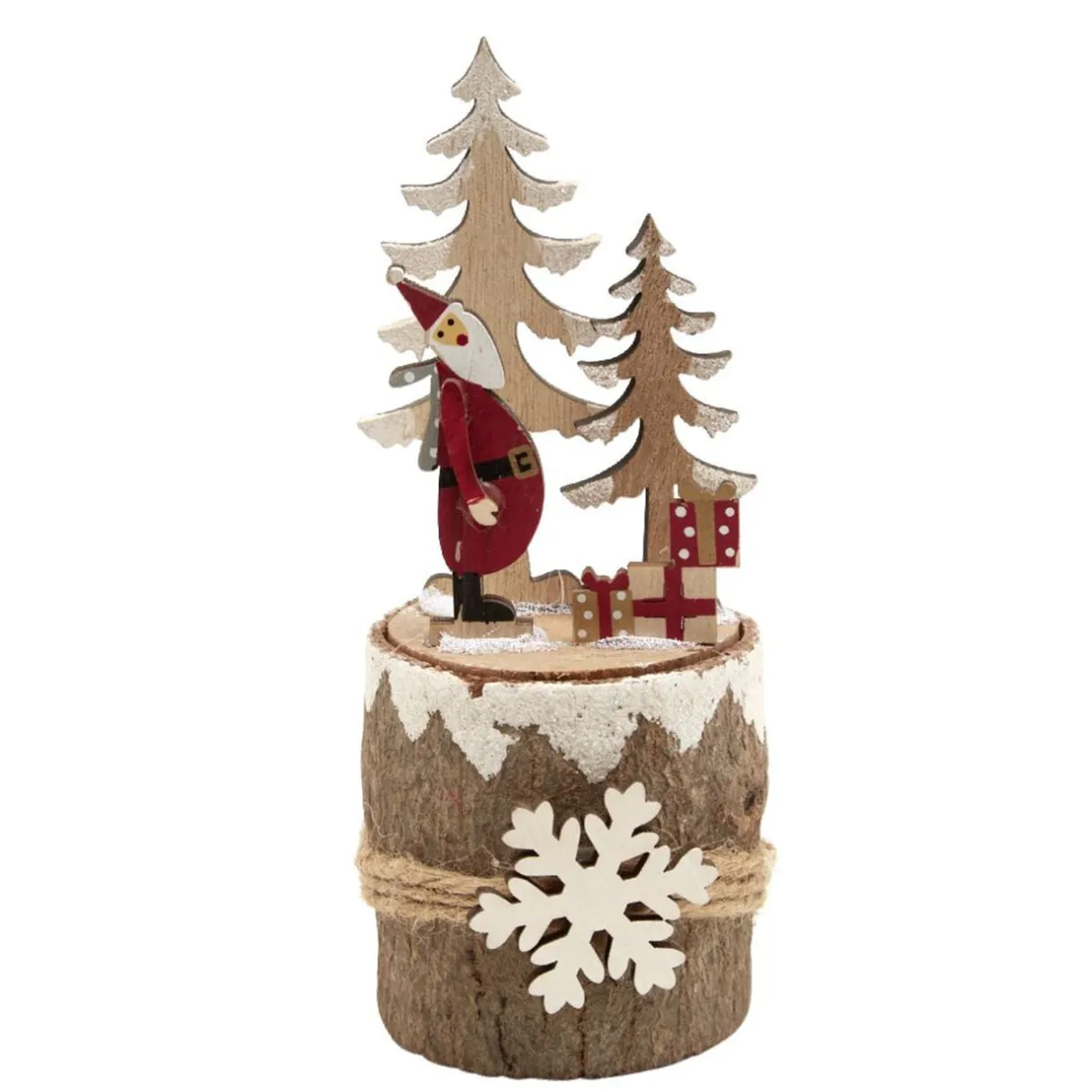 Décoration de Noël rondin à poser (2 modèles) < Gifi New