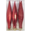 Décoration de Noël stalactite rouge à suspendre x6 < Gifi New