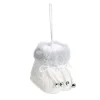 Décoration de Noël à suspendre paire de chaussons blanc 7,5x7xH7cm < Gifi Best