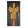 Décoration de porte Halloween noeud orange avec citrouille 160xH232cm