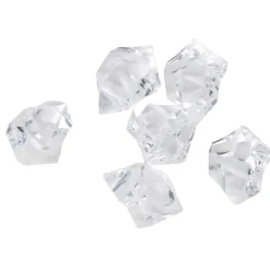 Décoration de table diamant 40g acrylique L2X2XH1,5 cm transparent < Gifi Online