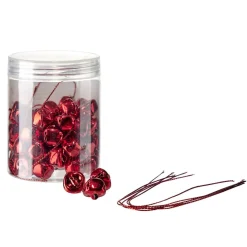 Décoration de table forme cloche rouge 65 pièces < Gifi Discount