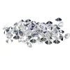 Décoration de table forme diamant argenté Ø2cm 120 pièces