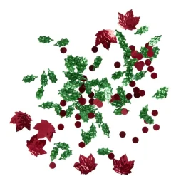 Décoration de table houx 20g PVC L2X2XH01 cm rouge et vert < Gifi Outlet