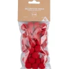 Décoration de table mini boule rouge Ø8cm 36 pièces < Gifi Sale