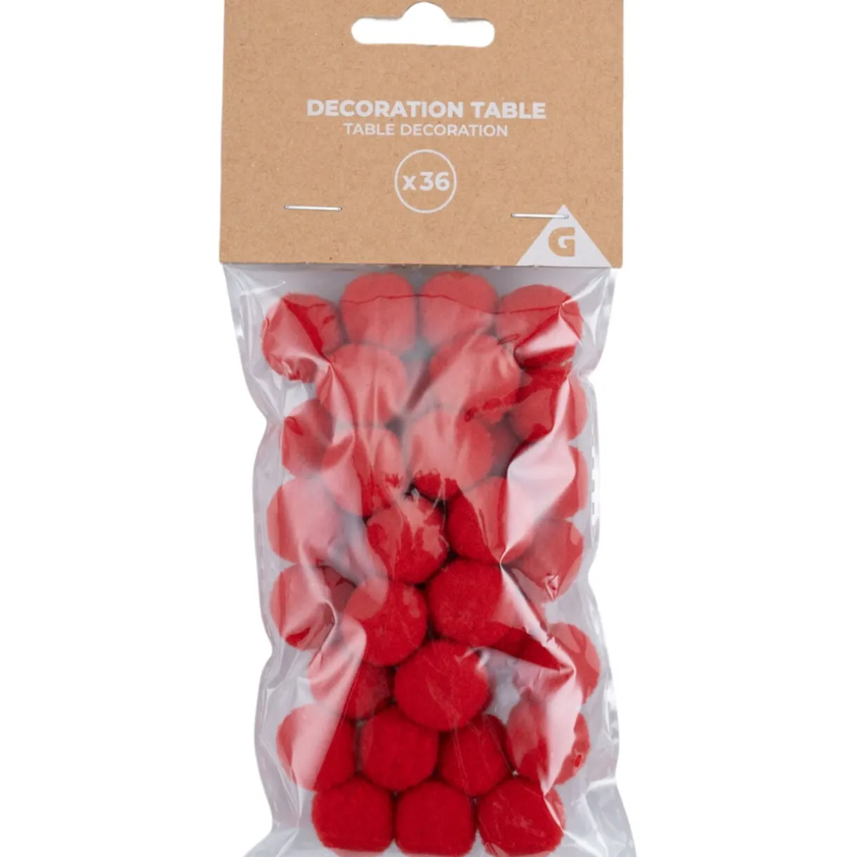 Décoration de table mini boule rouge Ø8cm 36 pièces < Gifi Sale