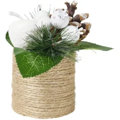 Décoration de table Noël sapin pot à poser < Gifi Outlet