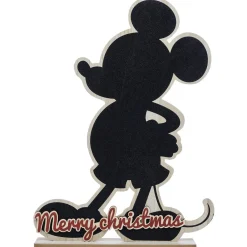 Décoration Disney à poser Mickey Merry Christmas bois H75cm