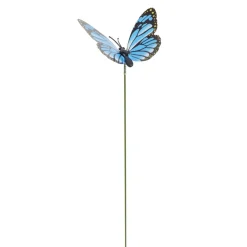 Décoration extérieure à planter H30cm en métal papillon coloré (3 modèles) < Gifi Outlet
