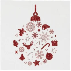 Décoration fenêtre et mur boule de Noël adhésive (6 modèles) < Gifi Hot